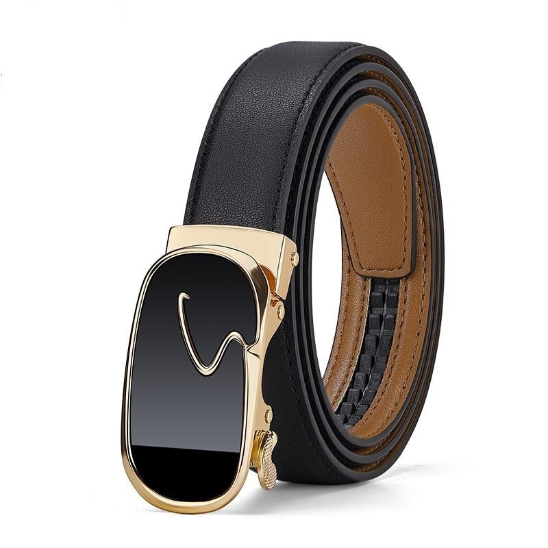 Women  casual automatic buckle
