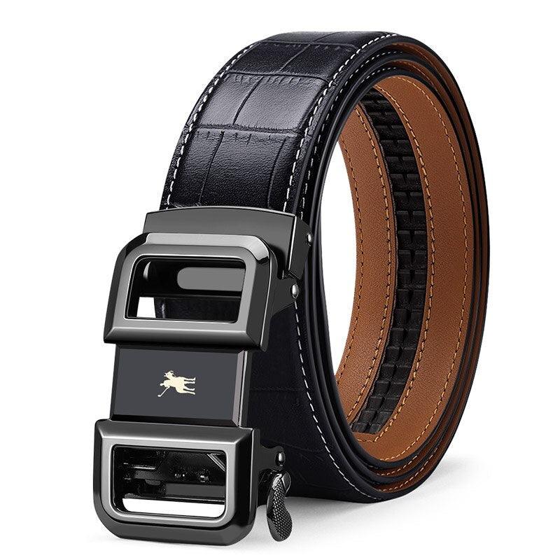 Automatic Buckle Luxury Brand Male Belts