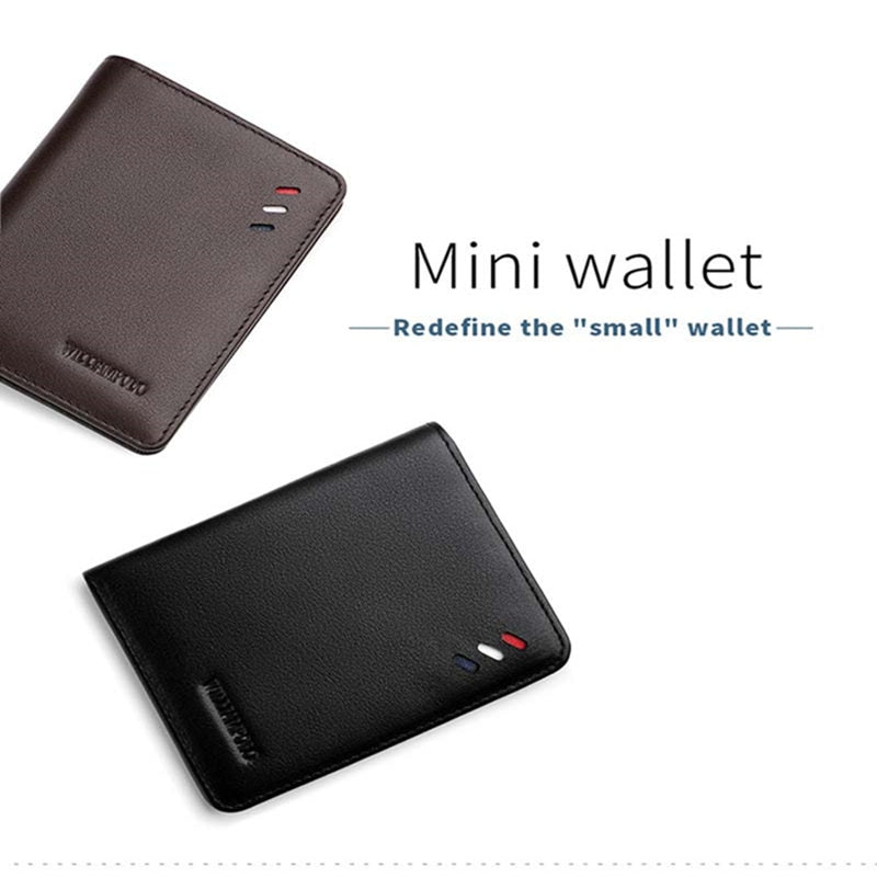 Men Slim Thin Mini Wallet