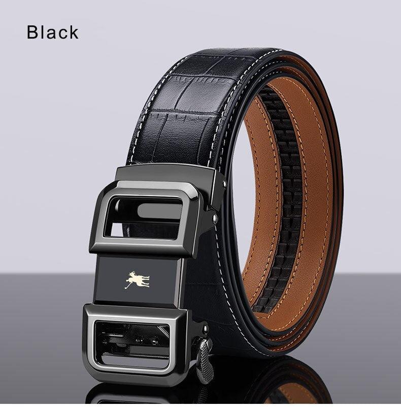 Automatic Buckle Luxury Brand Male Belts