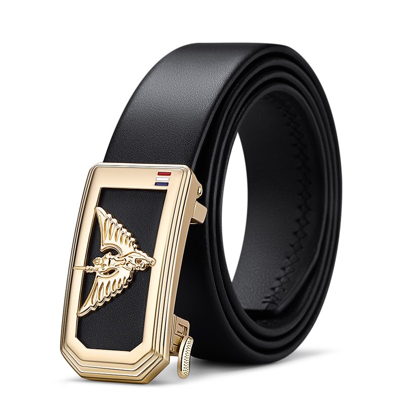 Men Automatic Bucklel Belt Luxury Design Belt