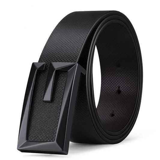 Genuine Leather Belts Metal Automatic Buckle