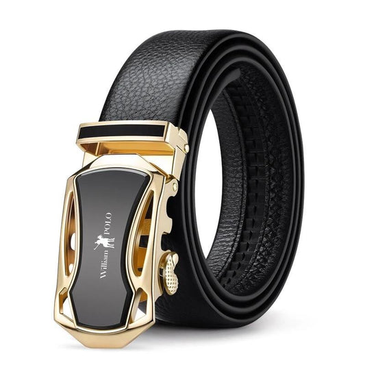 Genuine Luxury Leather Belts for Men Strap Male Metal Automatic Buckle