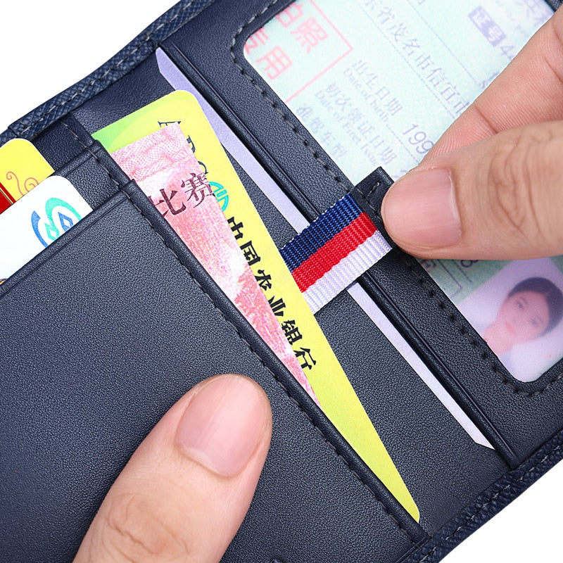 Men's Wallets Thin Card Holder    Soft Fashion Mini Purses