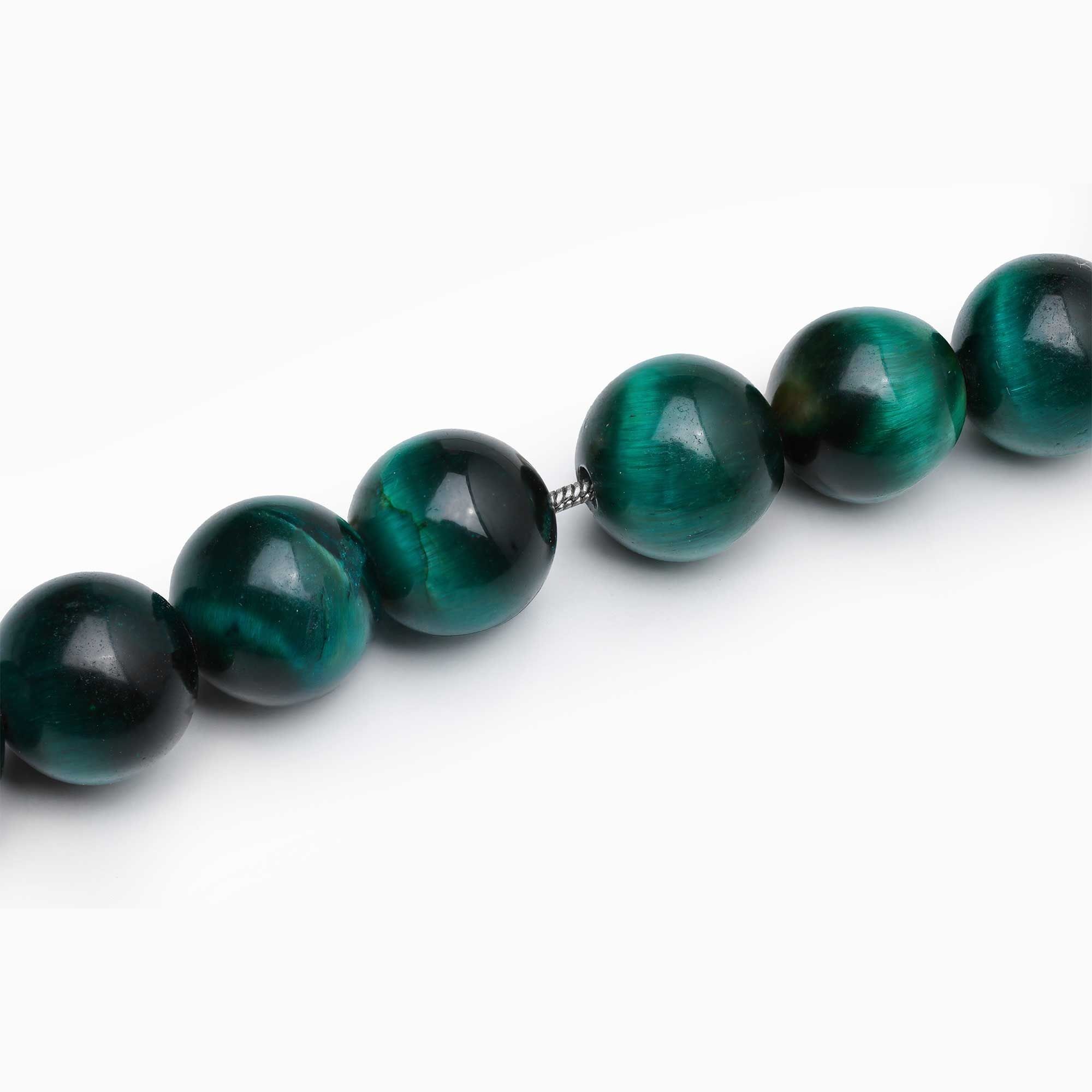 Fern — Green Tiger's Eye 6mm bead bracelet