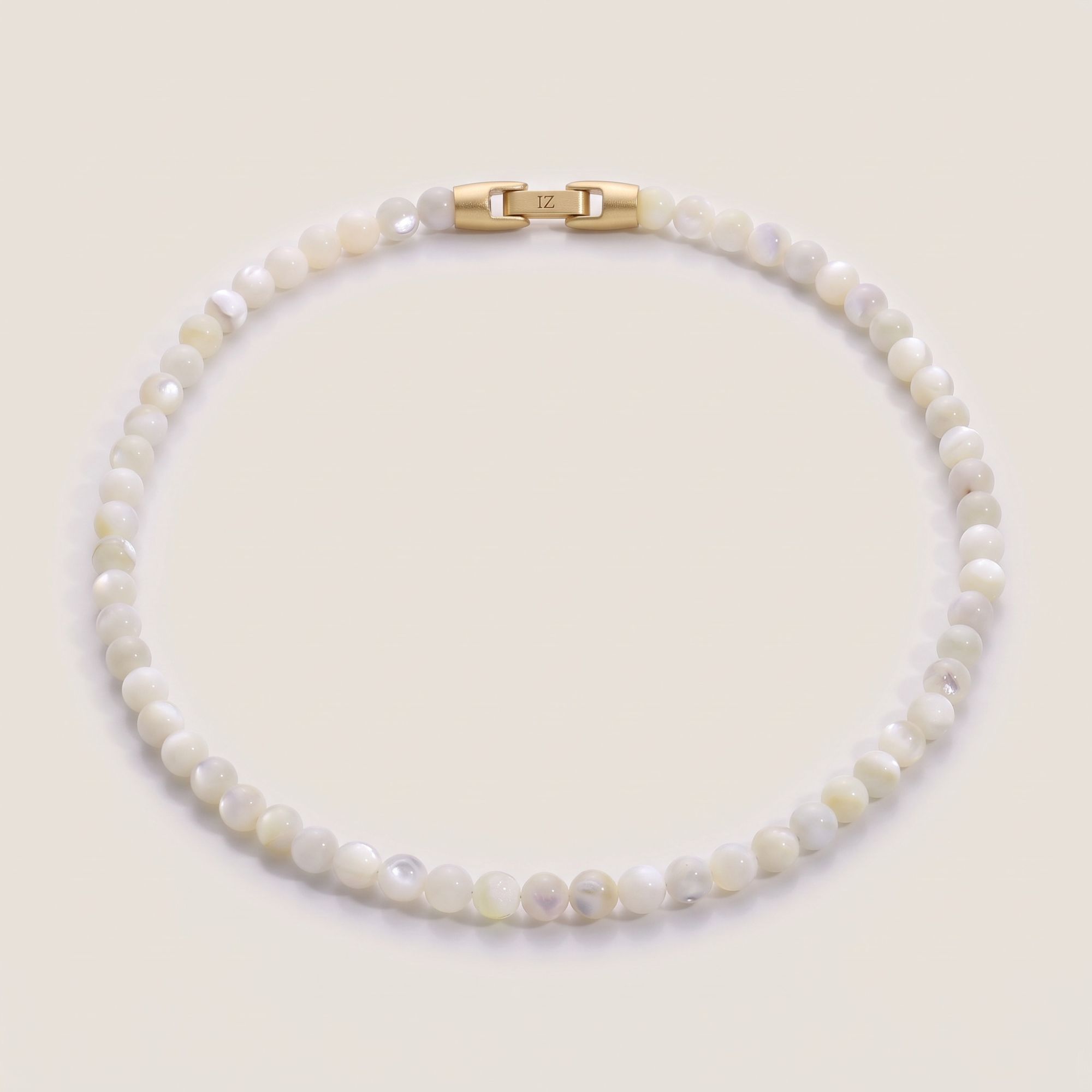 Lumen — Mother of Pearl 6mm bead necklace