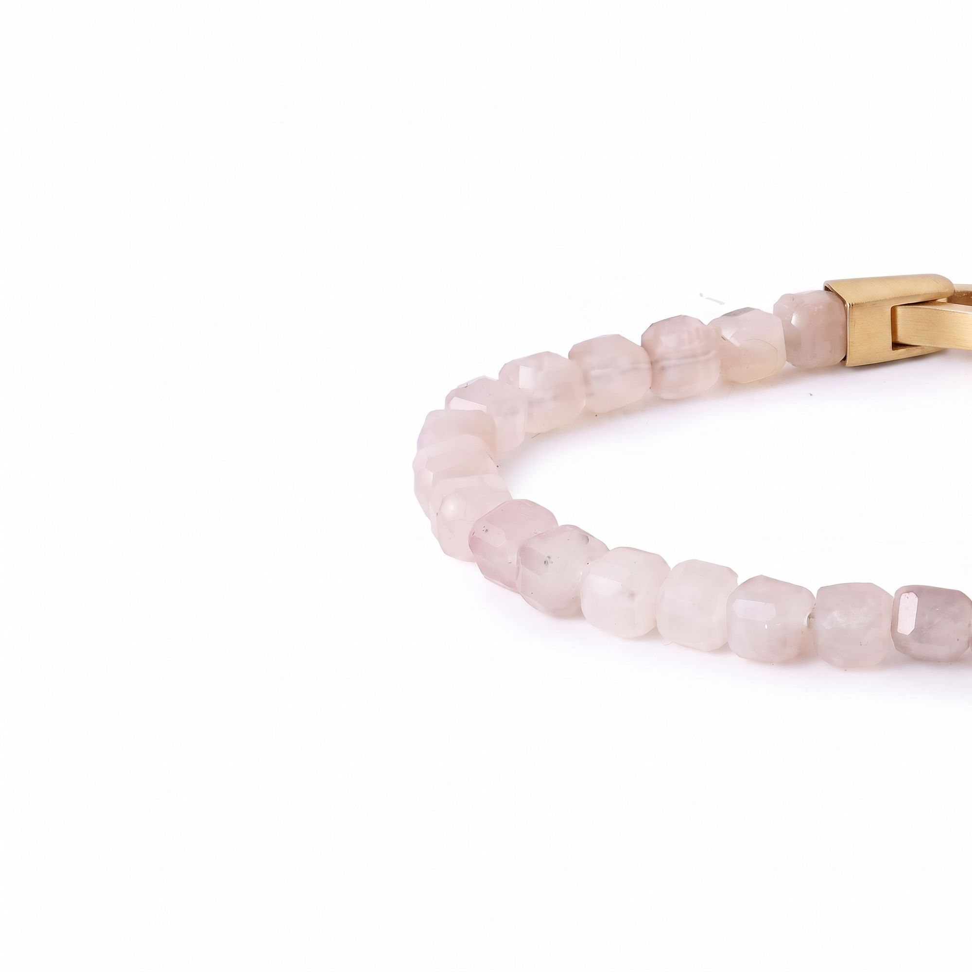 Halo — Moonstone 6mm bead bracelet
