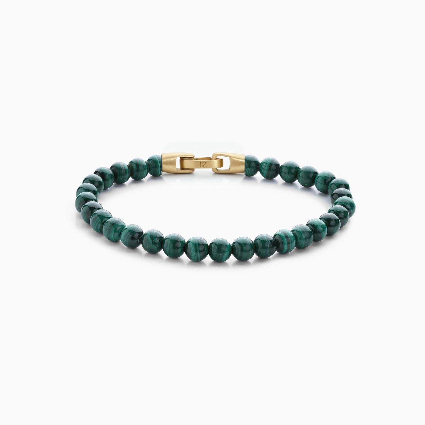 Verde — Malachite 6mm men's bead bracelet