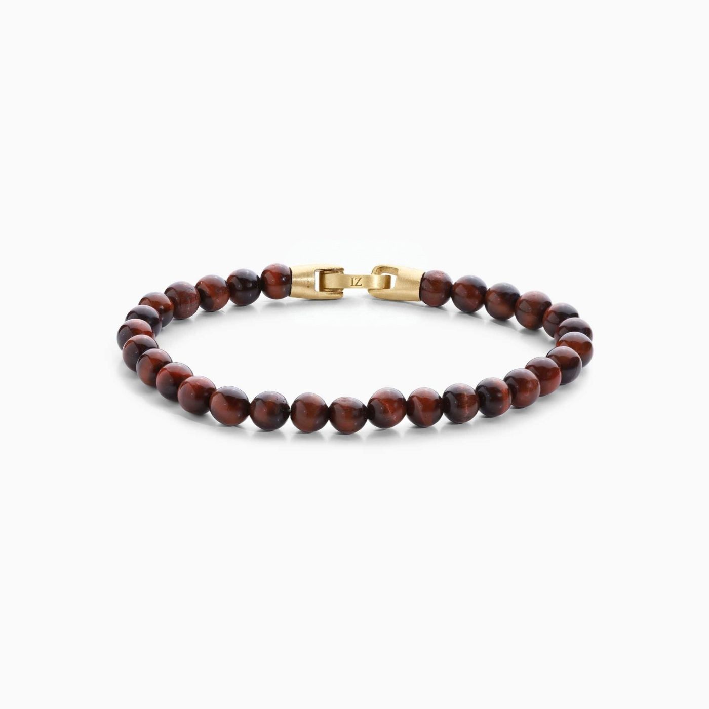 Mocha — Coffee Tiger's Eye 6mm men's bead bracelet