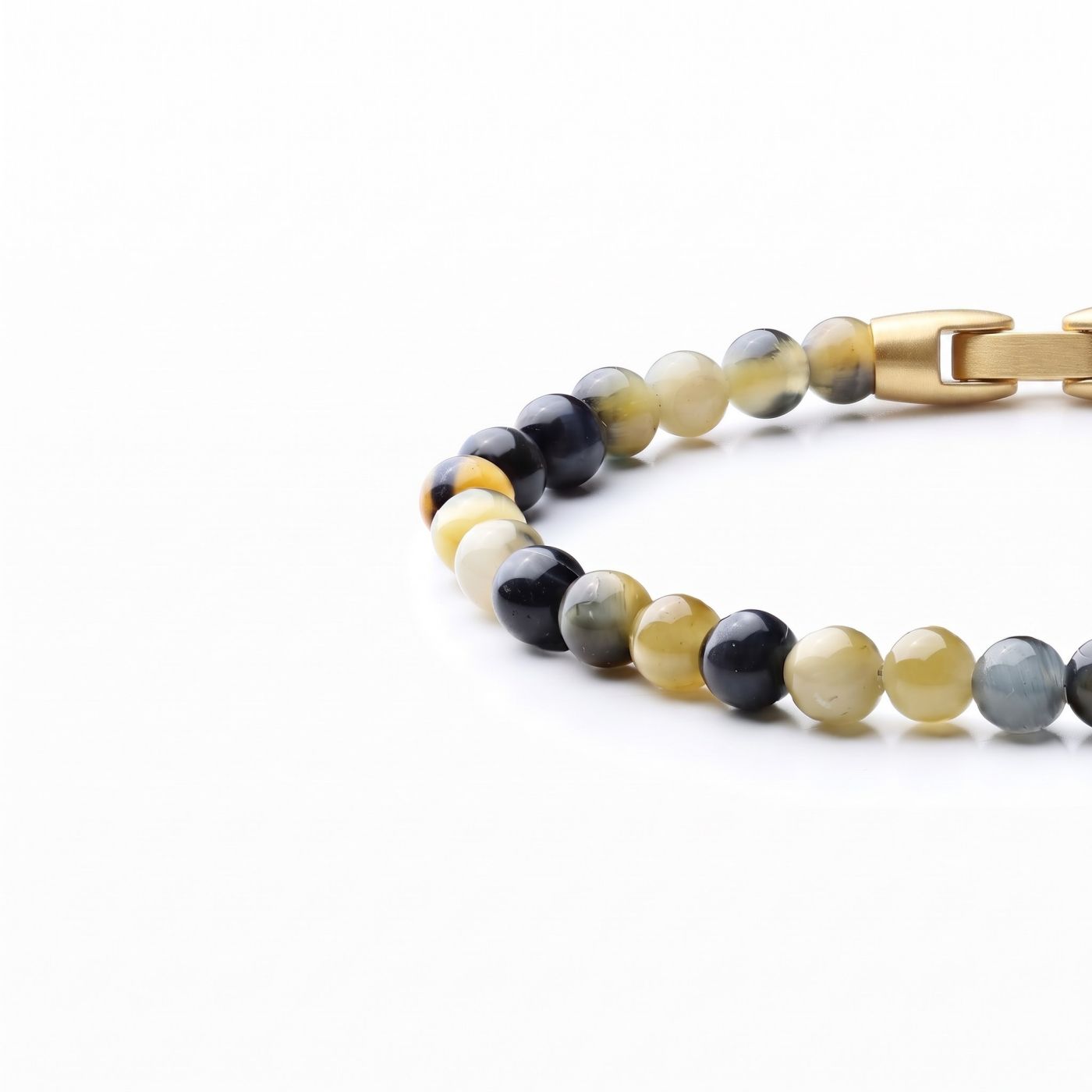 Mosaic — Multicolour Tiger's Eye 6mm bead bracelet