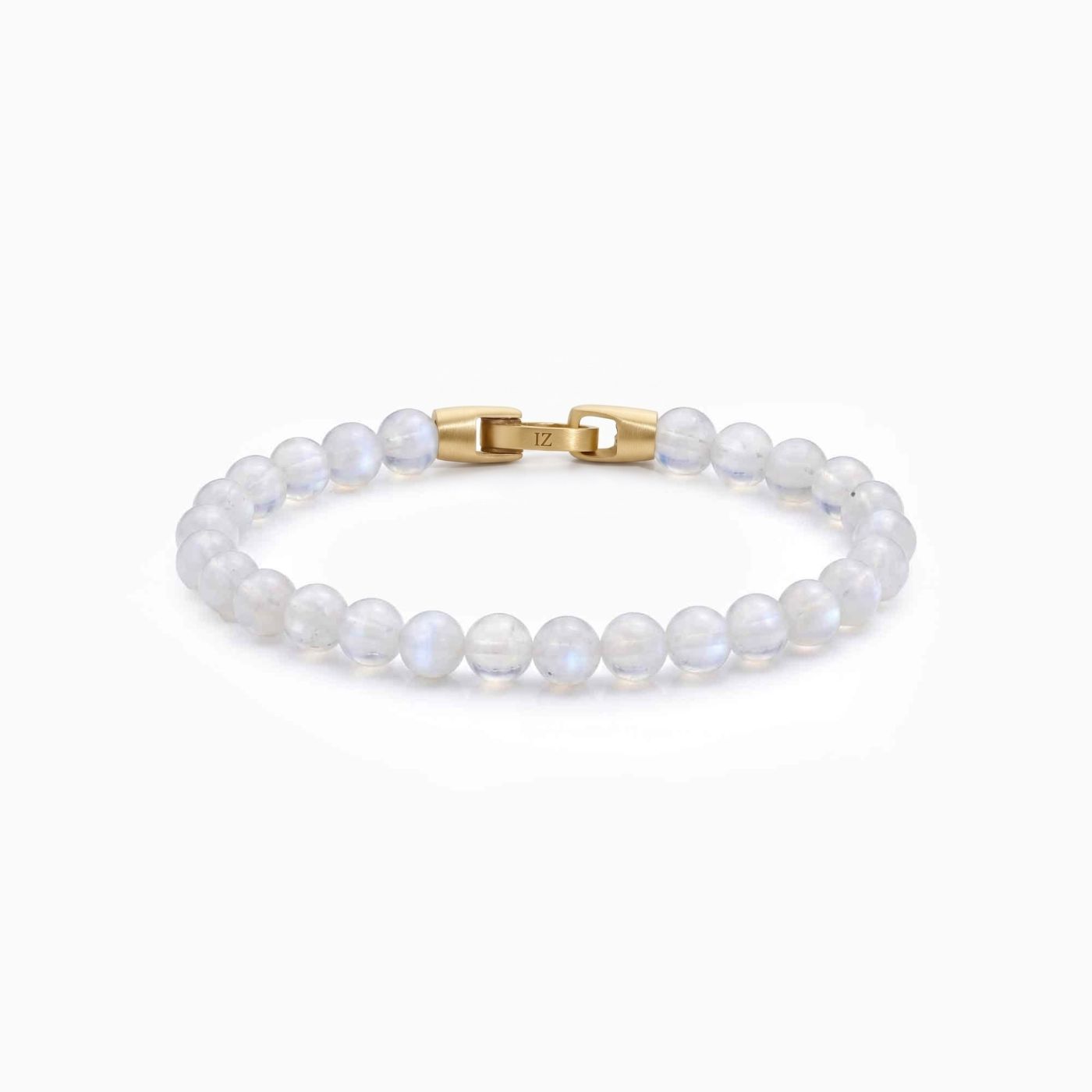 Luna — Moonstone 6mm men's bead bracelet