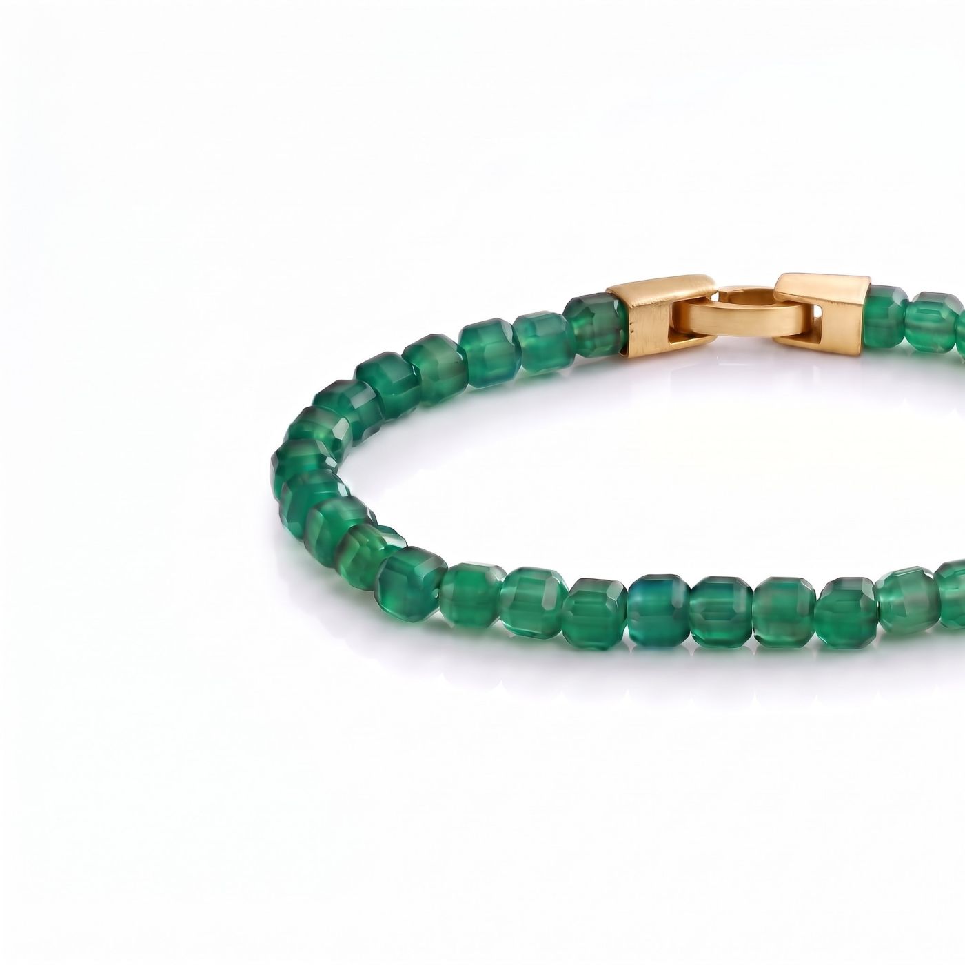 Sage — Green Agate 6mm bead bracelet